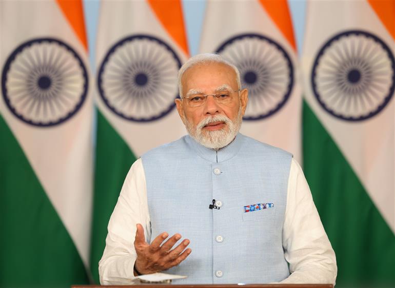 PM addressing the nation on the new GST reforms via video message on September on 21, 2025.