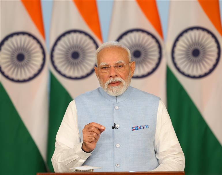PM addressing the nation on the new GST reforms via video message on September on 21, 2025.