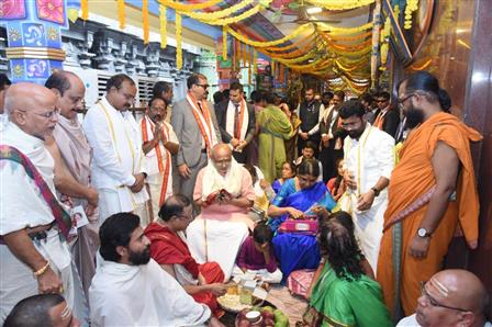 The Vice-President of India, Shri C. P. Radhakrishnan offered prayers at Kanaka Durga Temple in Vijaywada, Andhra Pradesh on September 24, 2025.