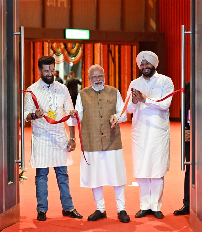 PM inaugurates the World Food India 2025 at Bharat Mandapam, in New Delhi on September 25, 2025.