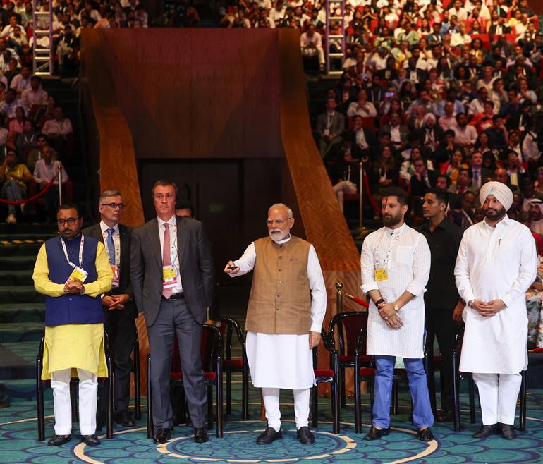 PM inaugurates the World Food India 2025 at Bharat Mandapam, in New Delhi on September 25, 2025.