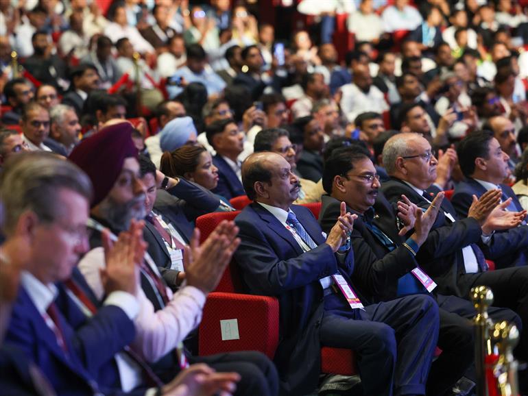 Gathering at the World Food India-2025 at Bharat Mandapam, in New Delhi on September 25, 2025. PM addressing on the occasion.