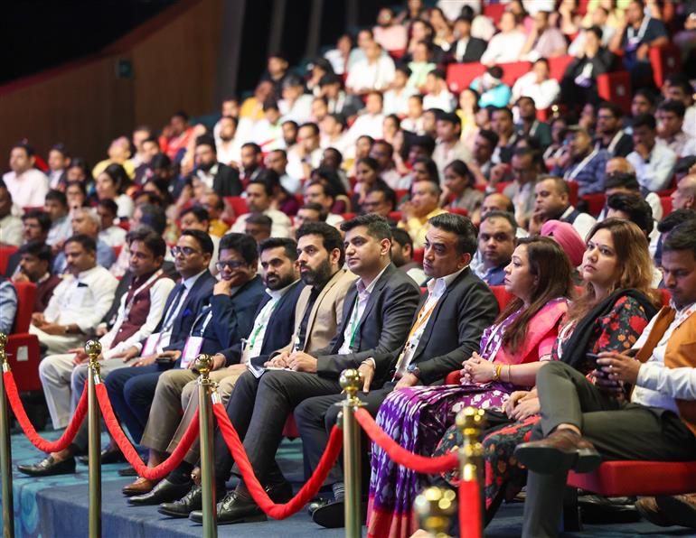 Gathering at the World Food India-2025 at Bharat Mandapam, in New Delhi on September 25, 2025. PM addressing on the occasion.