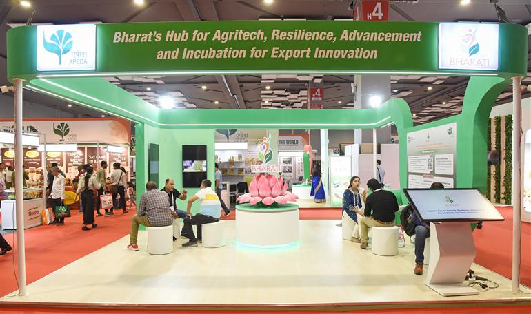 Glimpses of the World Food India 2025 exhibition at Bharat Mandapam, in New Delhi on September 26, 2025.
