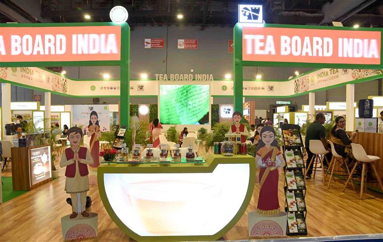 Glimpses of the World Food India 2025 exhibition at Bharat Mandapam, in New Delhi on September 26, 2025.