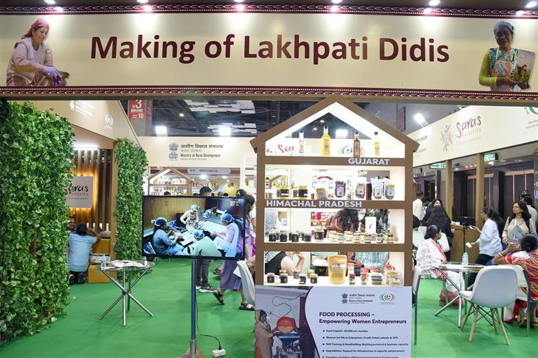 Glimpses of the World Food India 2025 exhibition at Bharat Mandapam, in New Delhi on September 26, 2025.