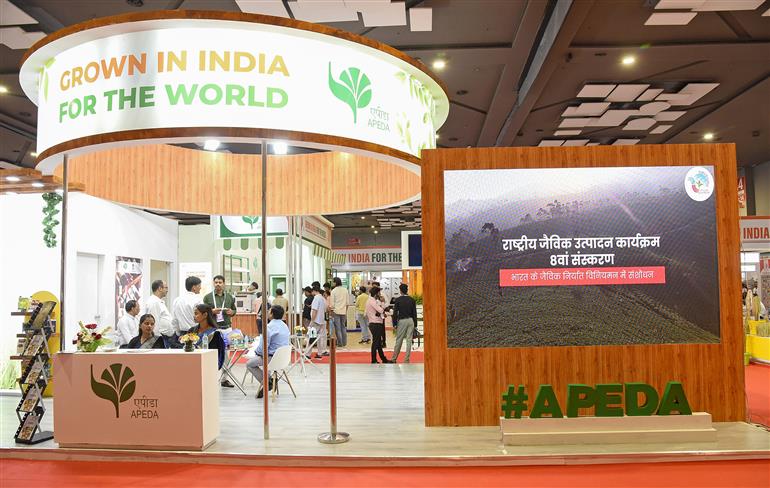 Glimpses of the World Food India 2025 exhibition at Bharat Mandapam, in New Delhi on September 26, 2025.