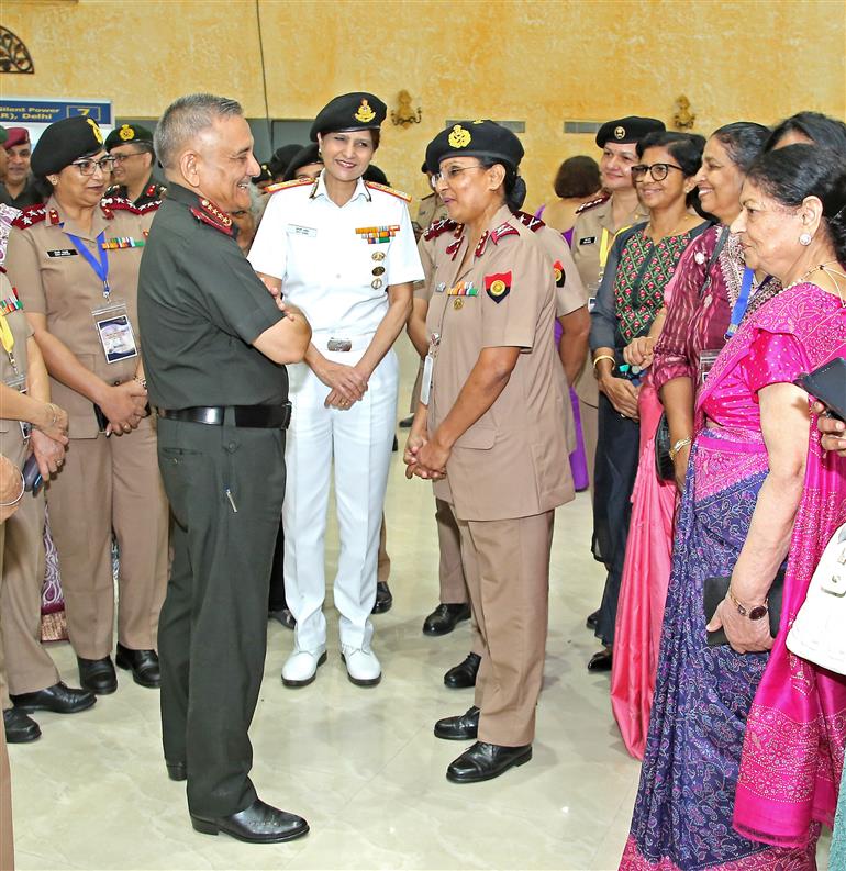 The Chief of Defence Staff (CDS) General Anil Chauhan at the inauguration of the Centenary Celebrations of the Military Nursing Service at Manekshaw Centre, in New Delhi on September 30, 2025.