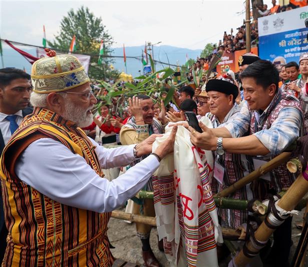 प्रधानमंत्री श्री नरेन्द्र मोदी का 27 अप्रैल, 2026 को सिक्किम के गंगटोक पहुंचने पर लोगों ने उत्साह के साथ स्वागत किया।
