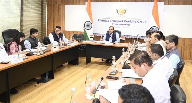भारत की अध्यक्षता (2026) के अंतर्गत ब्रिक्स परिवहन कार्य समूह की तीसरी बैठक हेतु प्रथम प्रारंभिक बैठक 29 अप्रैल, 2026 को नई दिल्ली में आयोजित की गई।
