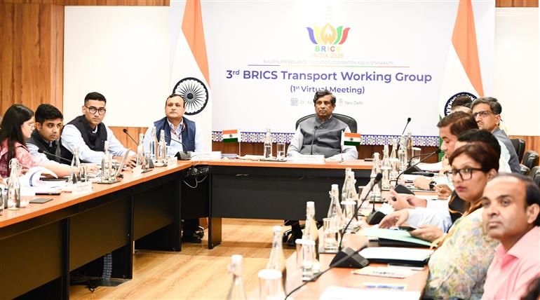 भारत की अध्यक्षता (2026) के अंतर्गत ब्रिक्स परिवहन कार्य समूह की तीसरी बैठक हेतु प्रथम प्रारंभिक बैठक 29 अप्रैल, 2026 को नई दिल्ली में आयोजित की गई।