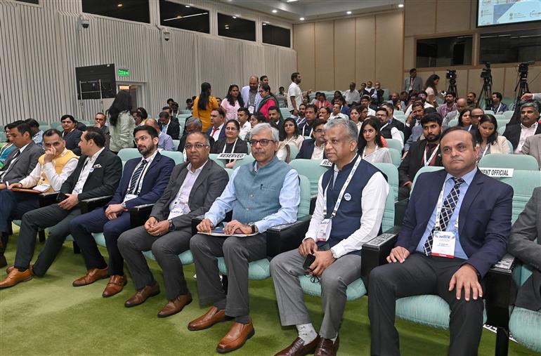 The Secretary, Department of Health Research (DHR) & Director General, Indian Council of Medical Research (ICMR), Dr. Rajiv Bahl attends the second day of the 9th edition of India Medical Device – 2026 event held at Vigyan Bhawan, in New Delhi on August 08, 2026.