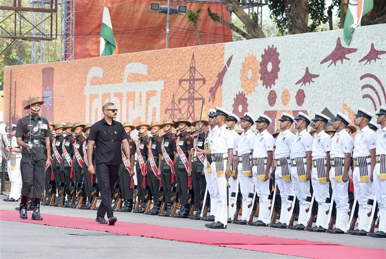 13 अगस्त, 2026 को दिल्ली के लाल किले में 80वें स्वतंत्रता दिवस समारोह की फुल ड्रेस रिहर्सल की झलकियाँ।