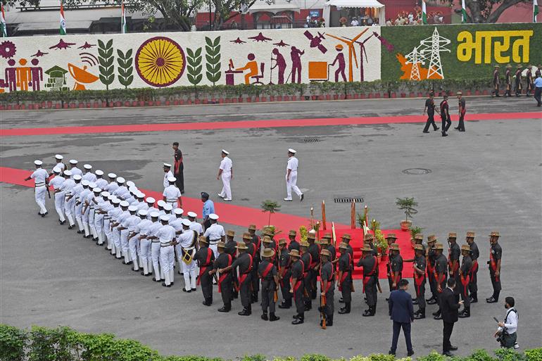 15 अगस्त, 2026 को दिल्ली के लाल किले पर आयोजित 80वें स्वतंत्रता दिवस समारोह की झलकियाँ।