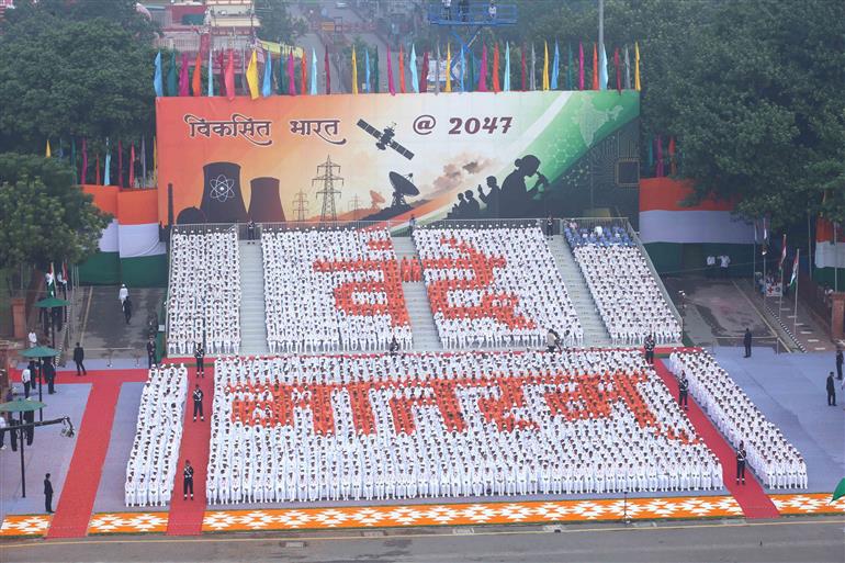 15 अगस्त, 2026 को दिल्ली के लाल किले पर आयोजित 80वें स्वतंत्रता दिवस समारोह की झलकियाँ।