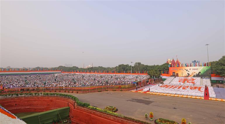 15 अगस्त, 2026 को दिल्ली के लाल किले पर आयोजित 80वें स्वतंत्रता दिवस समारोह की झलकियाँ।