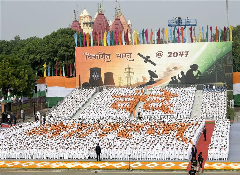 15 अगस्त, 2026 को दिल्ली के लाल किले पर आयोजित 80वें स्वतंत्रता दिवस समारोह की झलकियाँ।