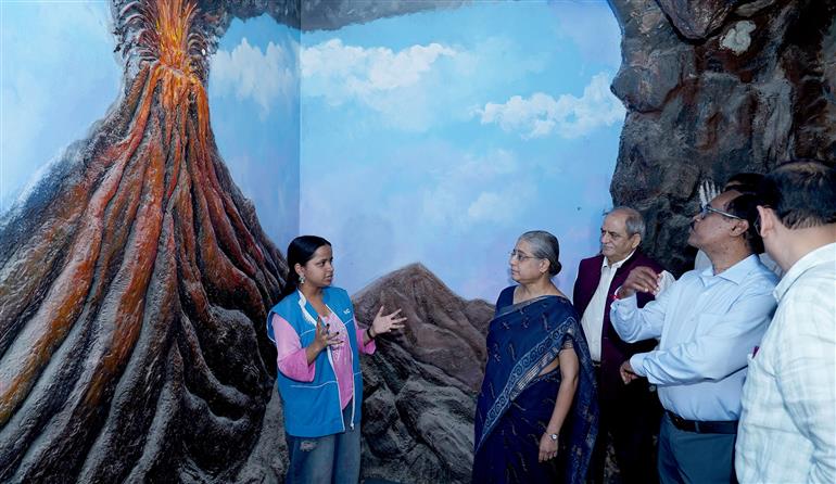 26 अगस्त 2026 को नई दिल्ली स्थित राष्ट्रीय विज्ञान केंद्र में नवनिर्मित प्रीहिस्टोरिक लाइफ़ गैलरी के उद्घाटन की झलकियां। 