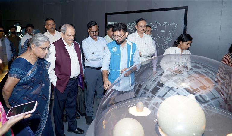 26 अगस्त 2026 को नई दिल्ली स्थित राष्ट्रीय विज्ञान केंद्र में नवनिर्मित प्रीहिस्टोरिक लाइफ़ गैलरी के उद्घाटन की झलकियां। 