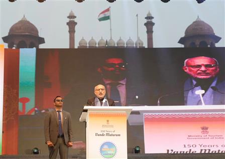 The Vice-President Shri C. P. Radhakrishnan attended the closing ceremony of Bharat Parv 2026 at Red Fort Lawns on January 31, 2026.