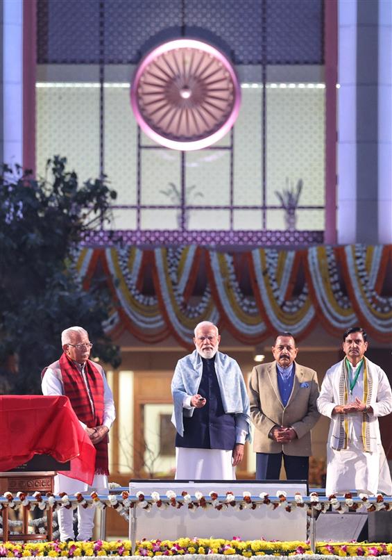 प्रधानमंत्री श्री नरेन्द्र मोदी ने 13 फरवरी 2026 को नई दिल्ली में सेवा तीर्थ में आयोजित सार्वजनिक कार्यक्रम में शिरकत की।