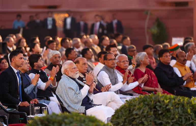 प्रधानमंत्री श्री नरेन्द्र मोदी ने 13 फरवरी 2026 को नई दिल्ली में सेवा तीर्थ में आयोजित सार्वजनिक कार्यक्रम में शिरकत की।