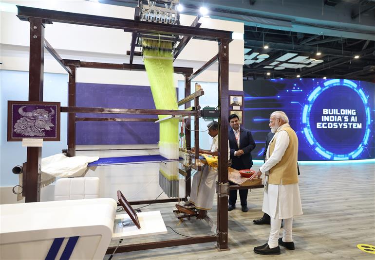 प्रधानमंत्री श्री नरेन्द्र मोदी 16 फरवरी, 2026 को नई दिल्ली स्थित भारत मंडपम में आयोजित इंडिया एआई इम्पैक्ट एक्सपो 2026 के उद्घाटन में शामिल हुए।