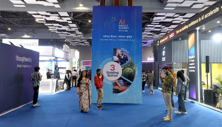 17 फरवरी, 2026 को नई दिल्ली स्थित भारत मंडपम में आयोजित एआई इम्पैक्ट समिट- 2026 की झलकियां।
:Ministry of Electronics & IT