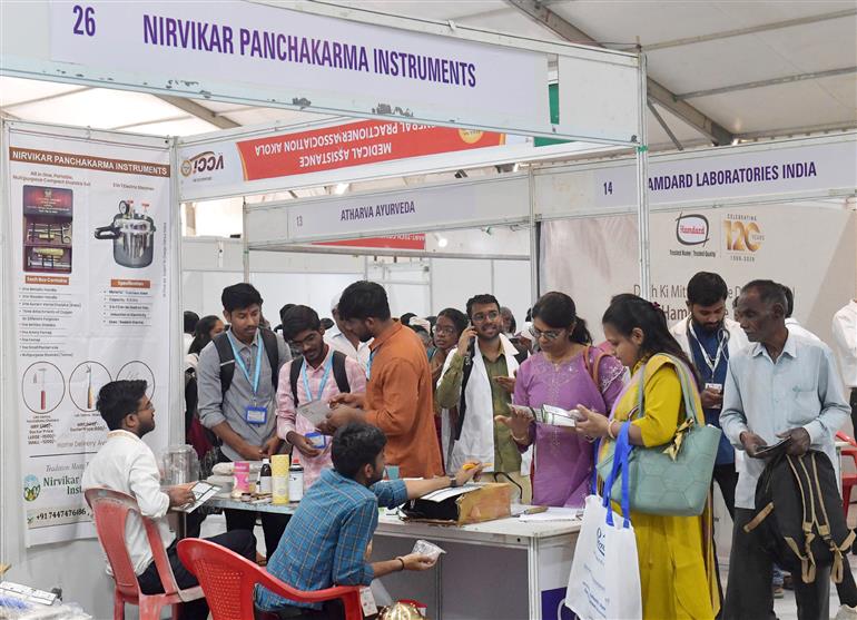 26 फरवरी, 2026 को महाराष्ट्र के बुलढाणा के शेगांव में राष्ट्रीय आरोग्य मेला 2026 की प्रदर्शनी की झलकियां।