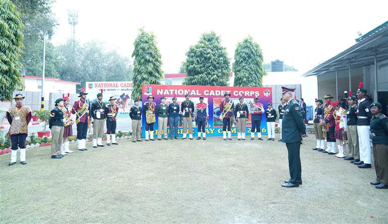 The Director General (DG), National Cadet Corps (NCC), Lieutenant General Virendra Vats graced the event held on NCC Republic Day Camp 2026 and achievements in last one year in Pratap Auditorium at Cariappa Parade Ground, in Delhi Cantt on January 03, 2026.