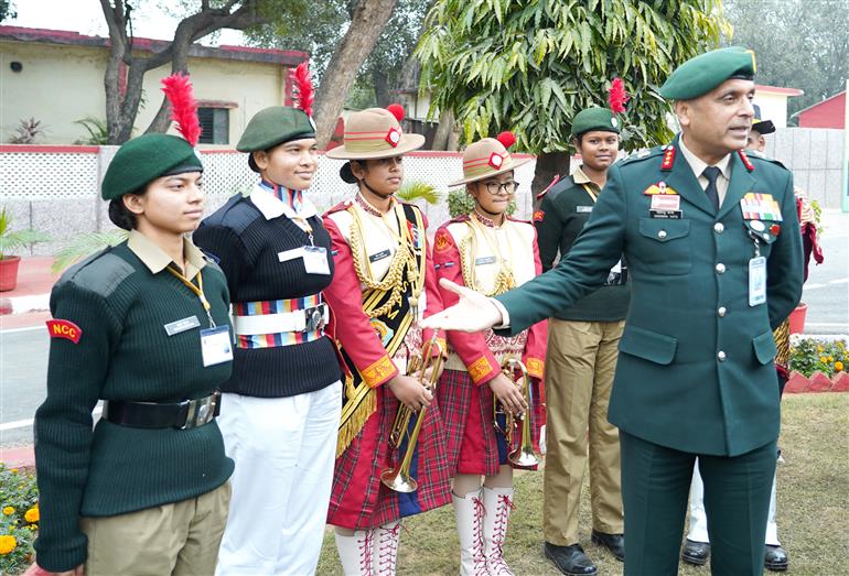 The Director General (DG), National Cadet Corps (NCC), Lieutenant General Virendra Vats graced the event held on NCC Republic Day Camp 2026 and achievements in last one year in Pratap Auditorium at Cariappa Parade Ground, in Delhi Cantt on January 03, 2026.