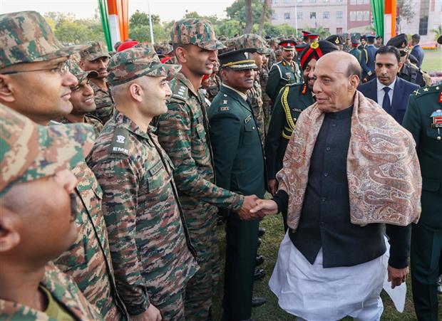 रक्षा मंत्री श्री राजनाथ सिंह ने 15 जनवरी, 2026 को राजस्थान के जयपुर में 78वें भारतीय सेना दिवस समारोह में शिरकत की।