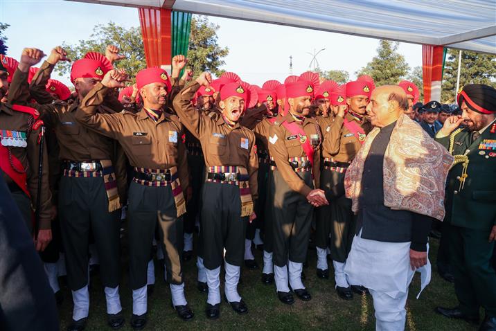 रक्षा मंत्री श्री राजनाथ सिंह ने 15 जनवरी, 2026 को राजस्थान के जयपुर में 78वें भारतीय सेना दिवस समारोह में शिरकत की।