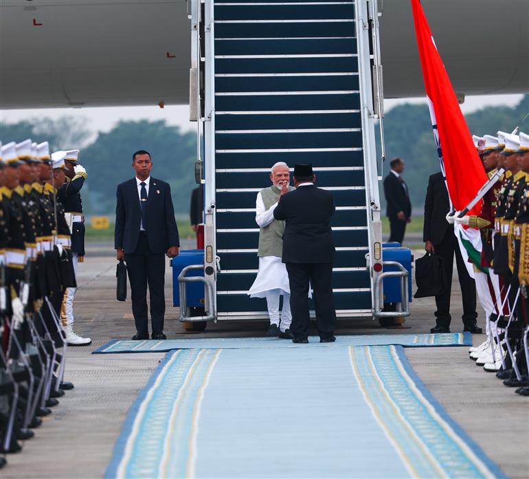 प्रधानमंत्री श्री नरेन्द्र मोदी 6 जुलाई, 2026 को इंडोनेशिया पहुँचे।