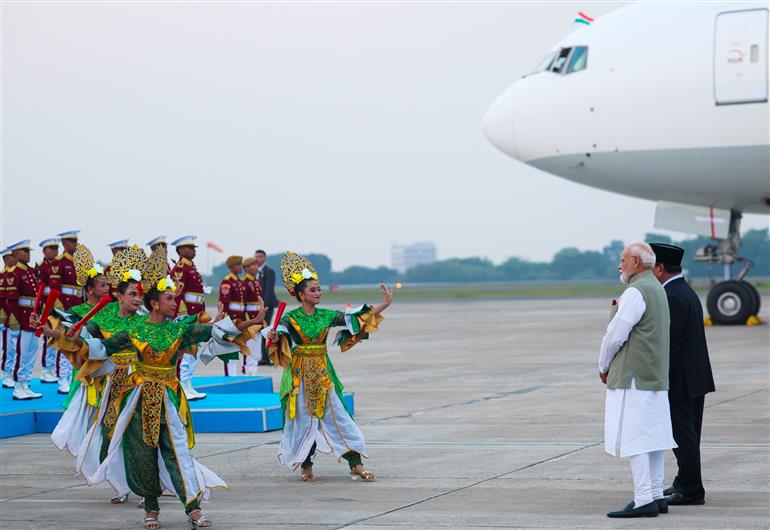 प्रधानमंत्री श्री नरेन्द्र मोदी 6 जुलाई, 2026 को इंडोनेशिया पहुँचे।
