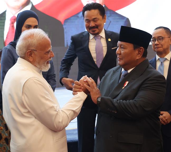 7 जुलाई, 2026 को जकार्ता, इंडोनेशिया स्थित इंडोनेशिया की संसद में प्रधानमंत्री श्री नरेन्द्र मोदी।:Prime Minister