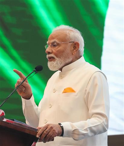 प्रधानमंत्री श्री नरेन्द्र मोदी ने 7 जुलाई, 2026 को जकार्ता, इंडोनेशिया में इंडोनेशिया की संसद को संबोधित किया।:Prime Minister
