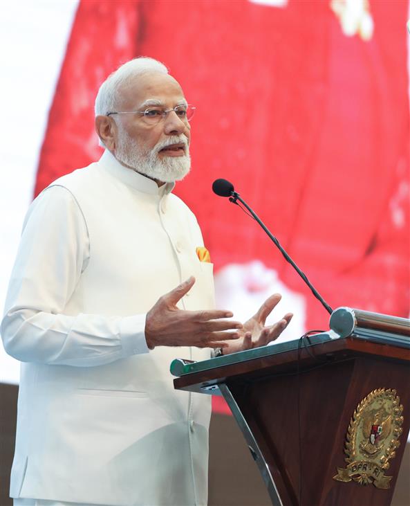 प्रधानमंत्री श्री नरेन्द्र मोदी ने 7 जुलाई, 2026 को जकार्ता, इंडोनेशिया में इंडोनेशिया की संसद को संबोधित किया।:Prime Minister