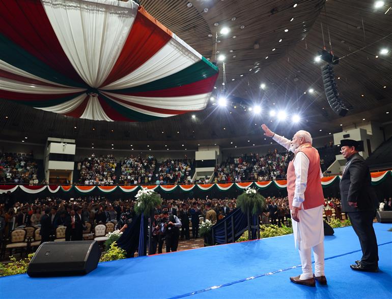 प्रधानमंत्री श्री नरेन्द्र मोदी ने 7 जुलाई 2026 को इंडोनेशिया में भारतीय समुदाय द्वारा आयोजित कार्यक्रम में शिरकत की।