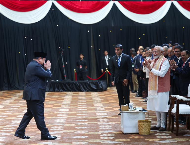 प्रधानमंत्री श्री नरेन्द्र मोदी ने 7 जुलाई 2026 को इंडोनेशिया में भारतीय समुदाय द्वारा आयोजित कार्यक्रम में शिरकत की।