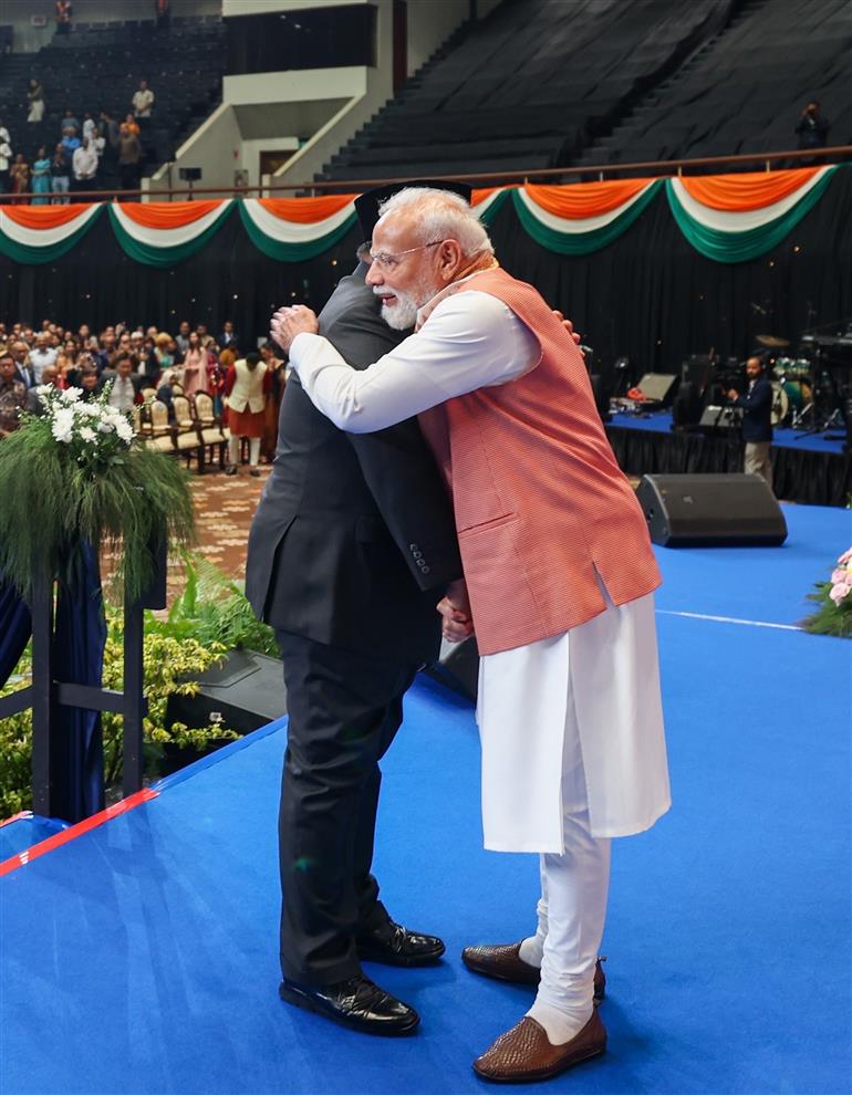 प्रधानमंत्री श्री नरेन्द्र मोदी ने 7 जुलाई 2026 को इंडोनेशिया में भारतीय समुदाय द्वारा आयोजित कार्यक्रम में शिरकत की।