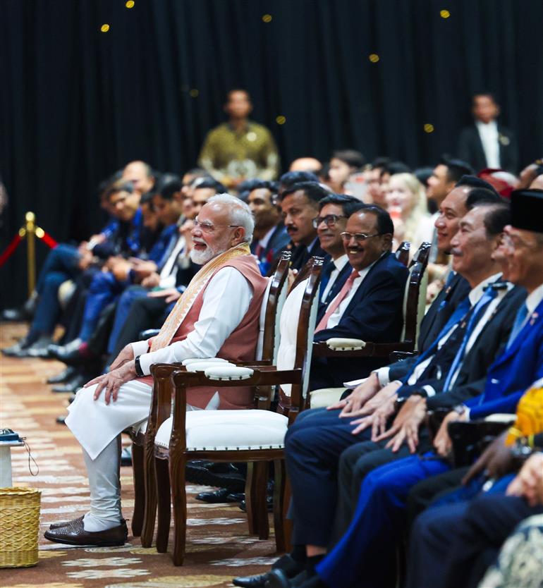 प्रधानमंत्री श्री नरेन्द्र मोदी ने 7 जुलाई 2026 को इंडोनेशिया में भारतीय समुदाय द्वारा आयोजित कार्यक्रम में शिरकत की।