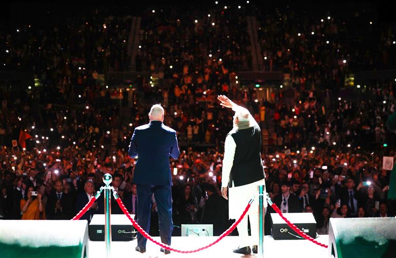 प्रधानमंत्री श्री नरेन्द्र मोदी ने 11 जुलाई, 2026 को न्यूज़ीलैंड में भारतीय समुदाय द्वारा आयोजित कार्यक्रम में शिरकत की।:Prime Minister