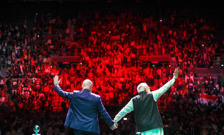 प्रधानमंत्री श्री नरेन्द्र मोदी ने 11 जुलाई, 2026 को न्यूज़ीलैंड में भारतीय समुदाय द्वारा आयोजित कार्यक्रम में शिरकत की।:Prime Minister