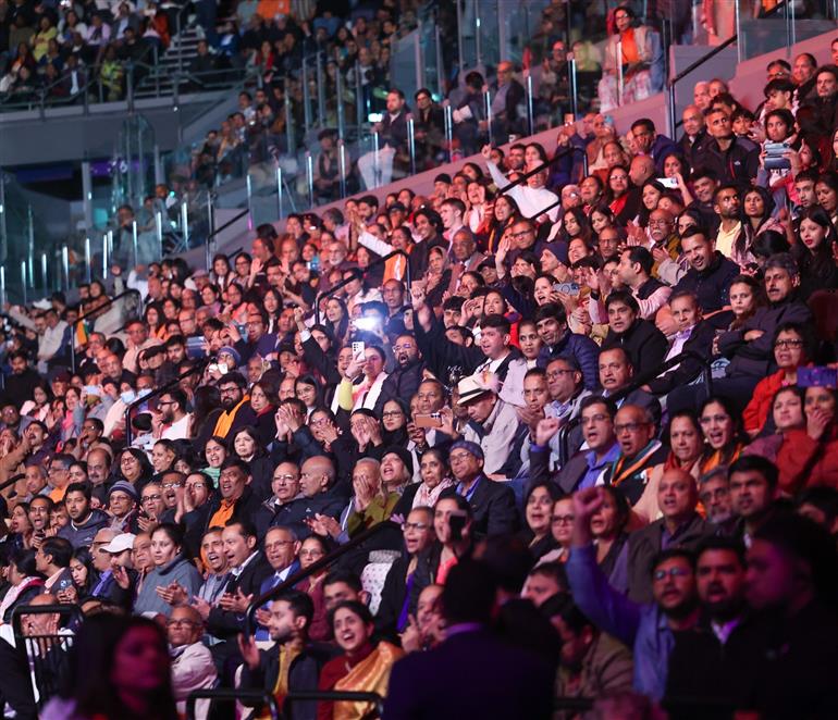 प्रधानमंत्री श्री नरेन्द्र मोदी ने 11 जुलाई, 2026 को न्यूज़ीलैंड में भारतीय समुदाय द्वारा आयोजित कार्यक्रम में शिरकत की।:Prime Minister