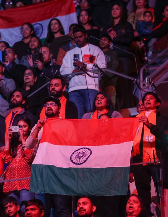 प्रधानमंत्री श्री नरेन्द्र मोदी ने 11 जुलाई, 2026 को न्यूज़ीलैंड में भारतीय समुदाय द्वारा आयोजित कार्यक्रम में शिरकत की।