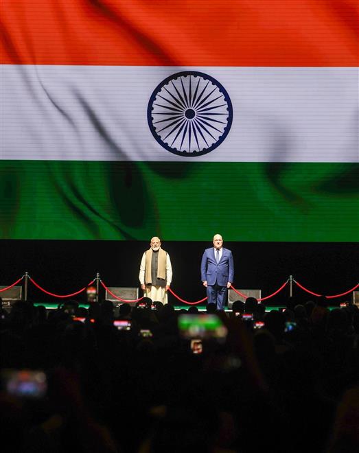 प्रधानमंत्री श्री नरेन्द्र मोदी ने 11 जुलाई, 2026 को न्यूज़ीलैंड में भारतीय समुदाय द्वारा आयोजित कार्यक्रम में शिरकत की।