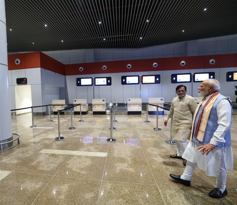 प्रधानमंत्री श्री नरेन्द्र मोदी ने 5 जून, 2026 को दमन में नमो एयरपोर्ट के नए टर्मिनल भवन का उद्घाटन किया।