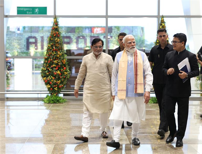 प्रधानमंत्री श्री नरेन्द्र मोदी ने 5 जून, 2026 को दमन में नमो एयरपोर्ट के नए टर्मिनल भवन का उद्घाटन किया।