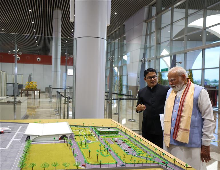 प्रधानमंत्री श्री नरेन्द्र मोदी ने 5 जून, 2026 को दमन में नमो एयरपोर्ट के नए टर्मिनल भवन का उद्घाटन किया।